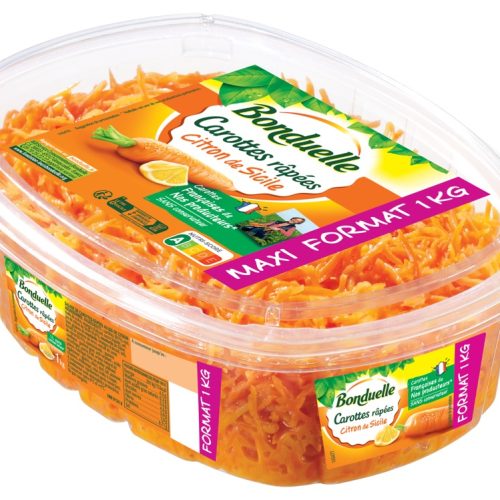 Boite de carottes râpées maxi format 1 kg