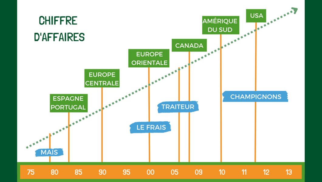 Graphique chiffre d'affaires