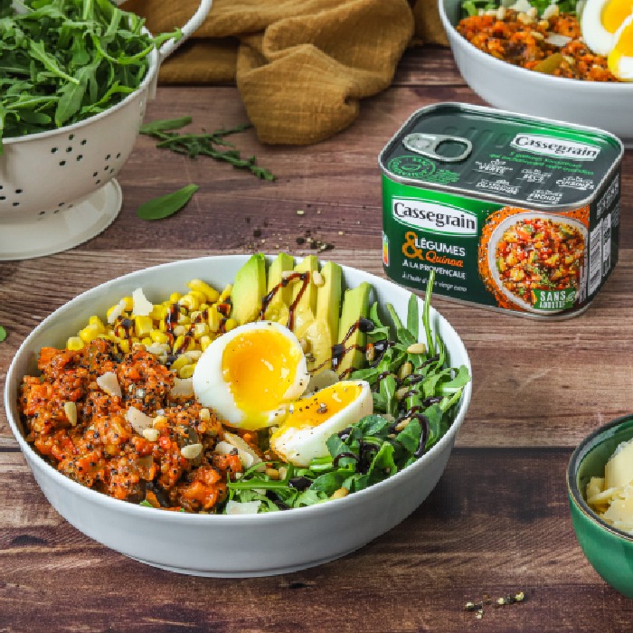 Salade de légumes et quinoa